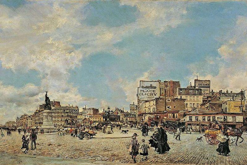 Giovanni Boldini Place Clichy Germany oil painting art